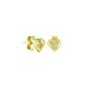 Golden Love Stud Earrings