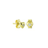 Golden Love Stud Earrings