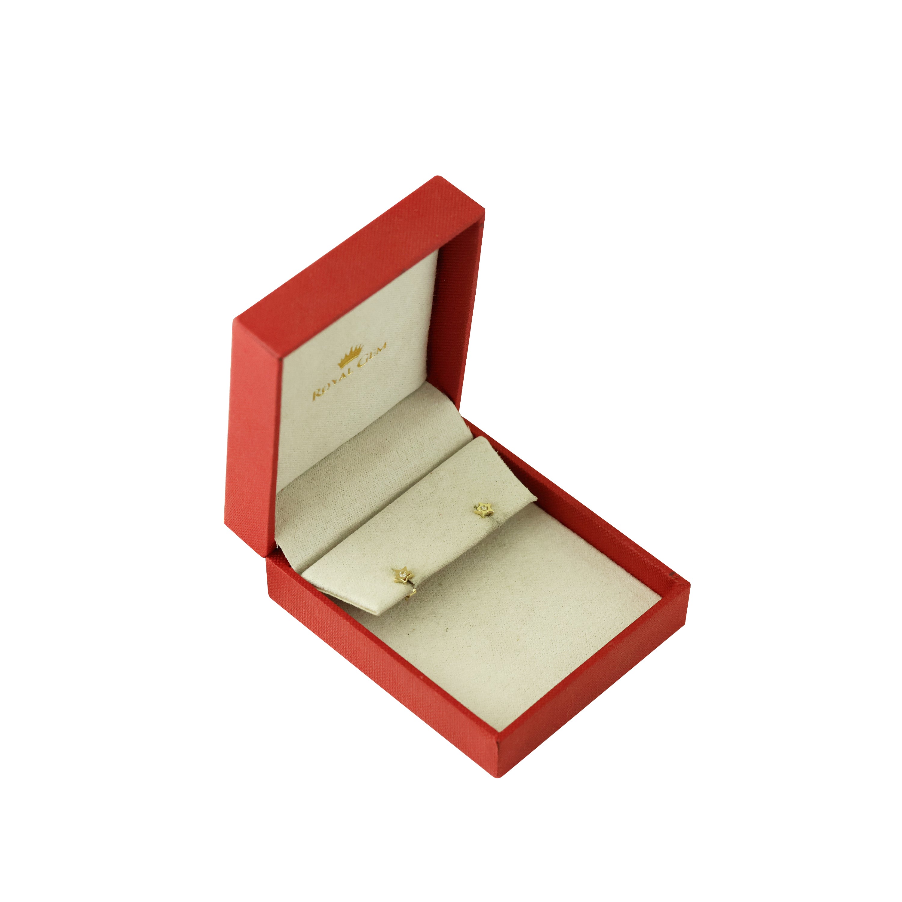 Twinkle Dot Gold Stud Earrings