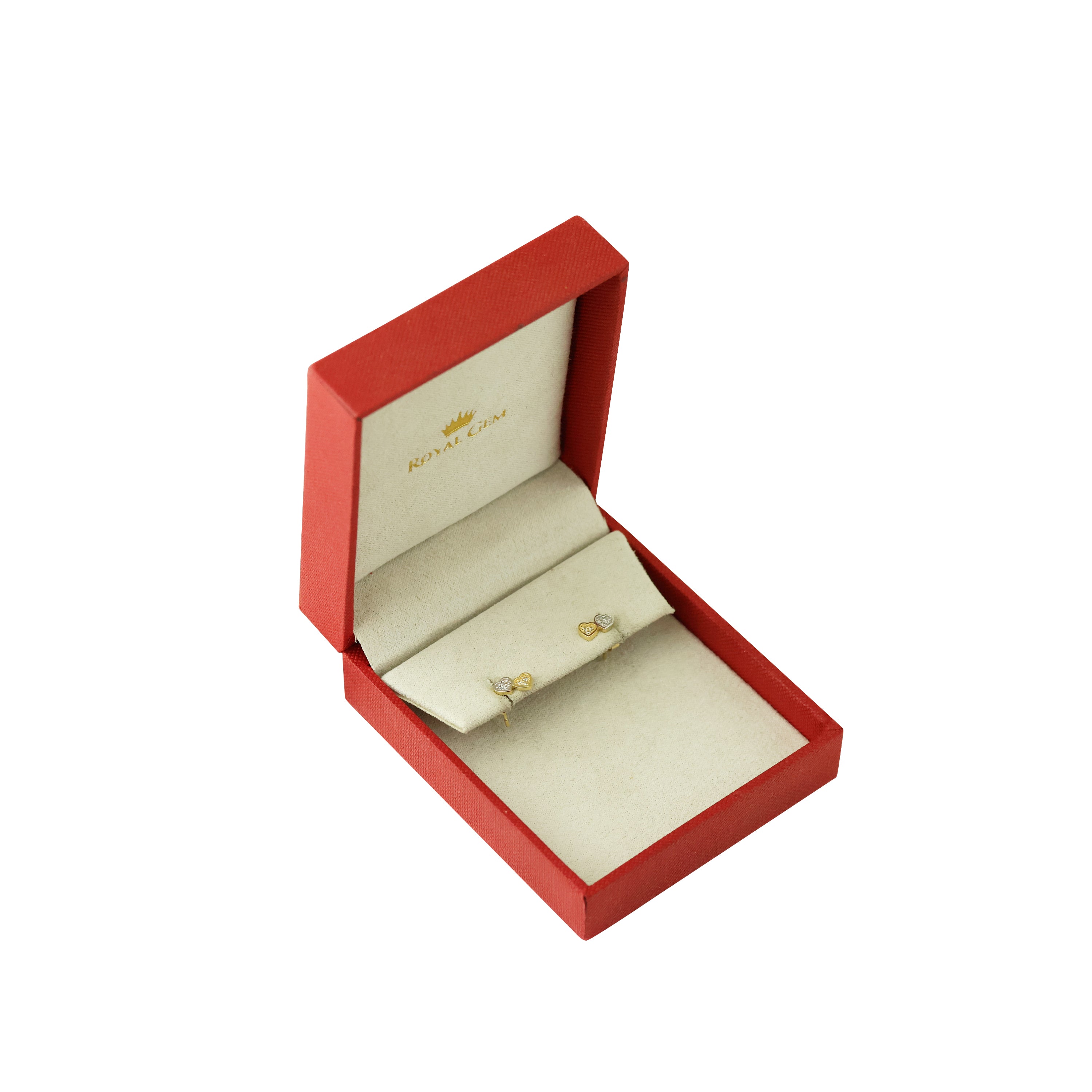 Ti Amo Gold Stud Earrings