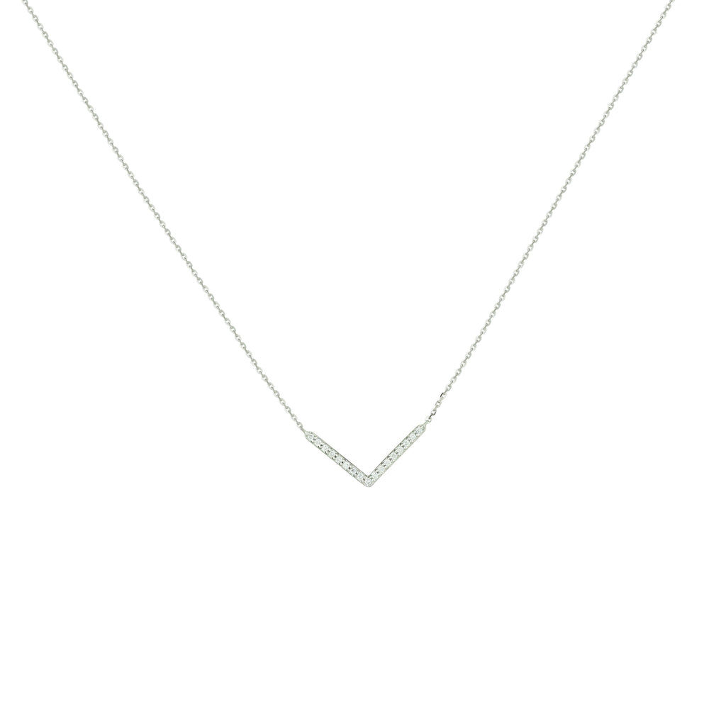 Gleaming Victory Diamond Necklace