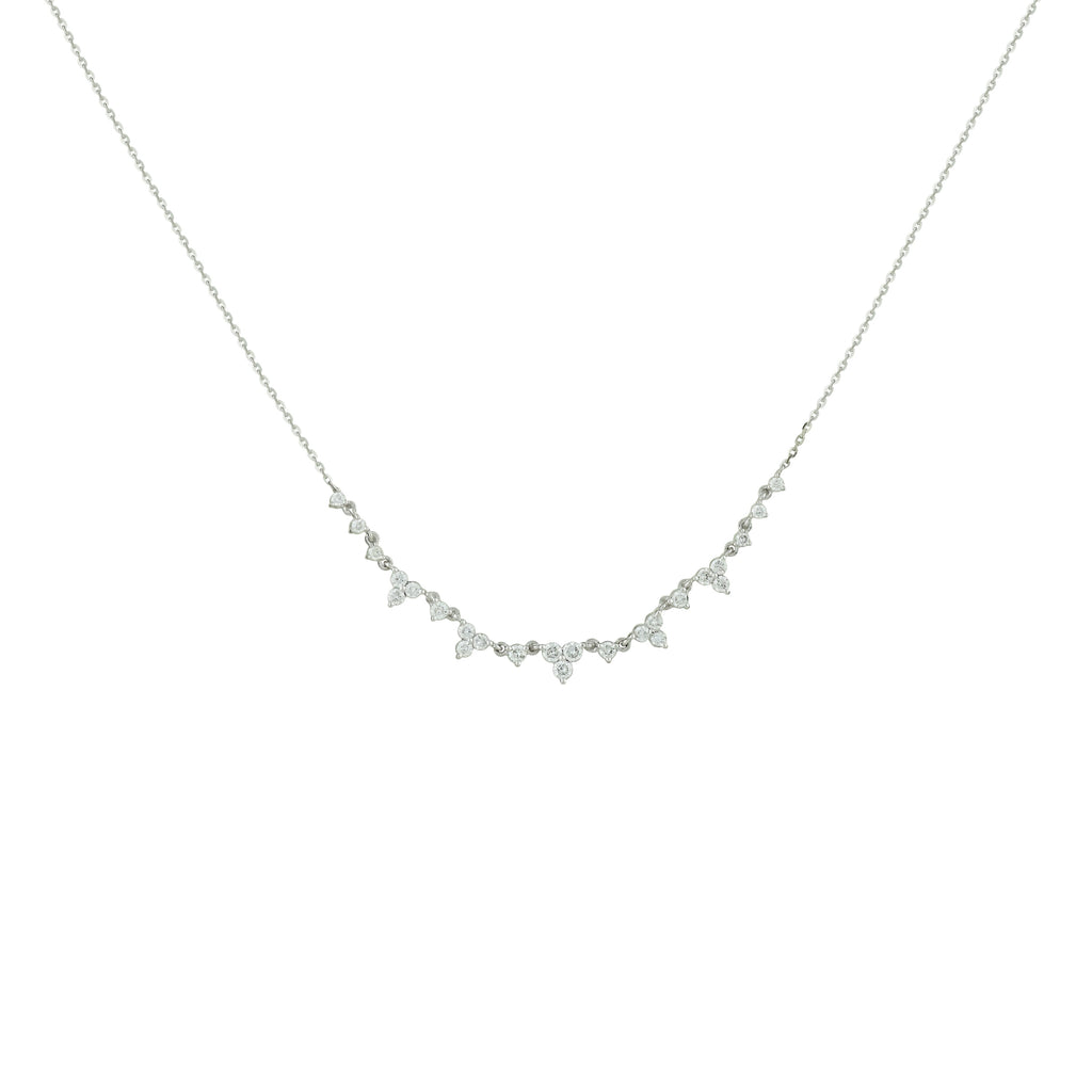 Trio Cascade Diamond Necklace