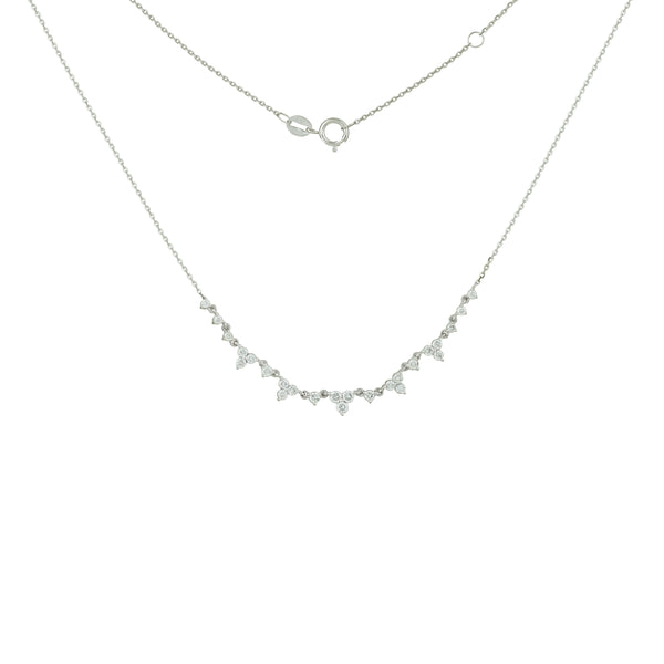 Trio Cascade Diamond Necklace