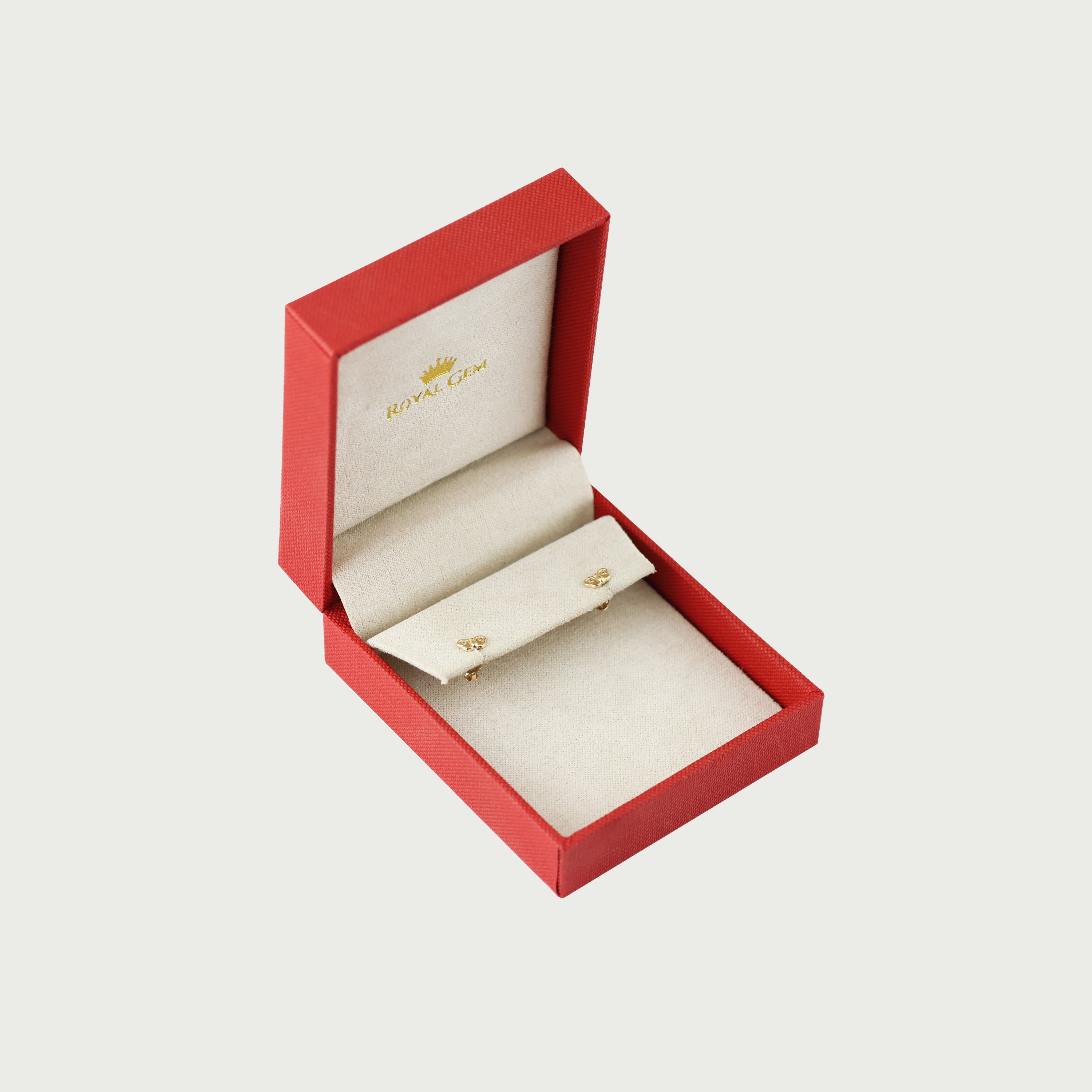 Twinkle Wing Butterfly Gold Screw Earrings