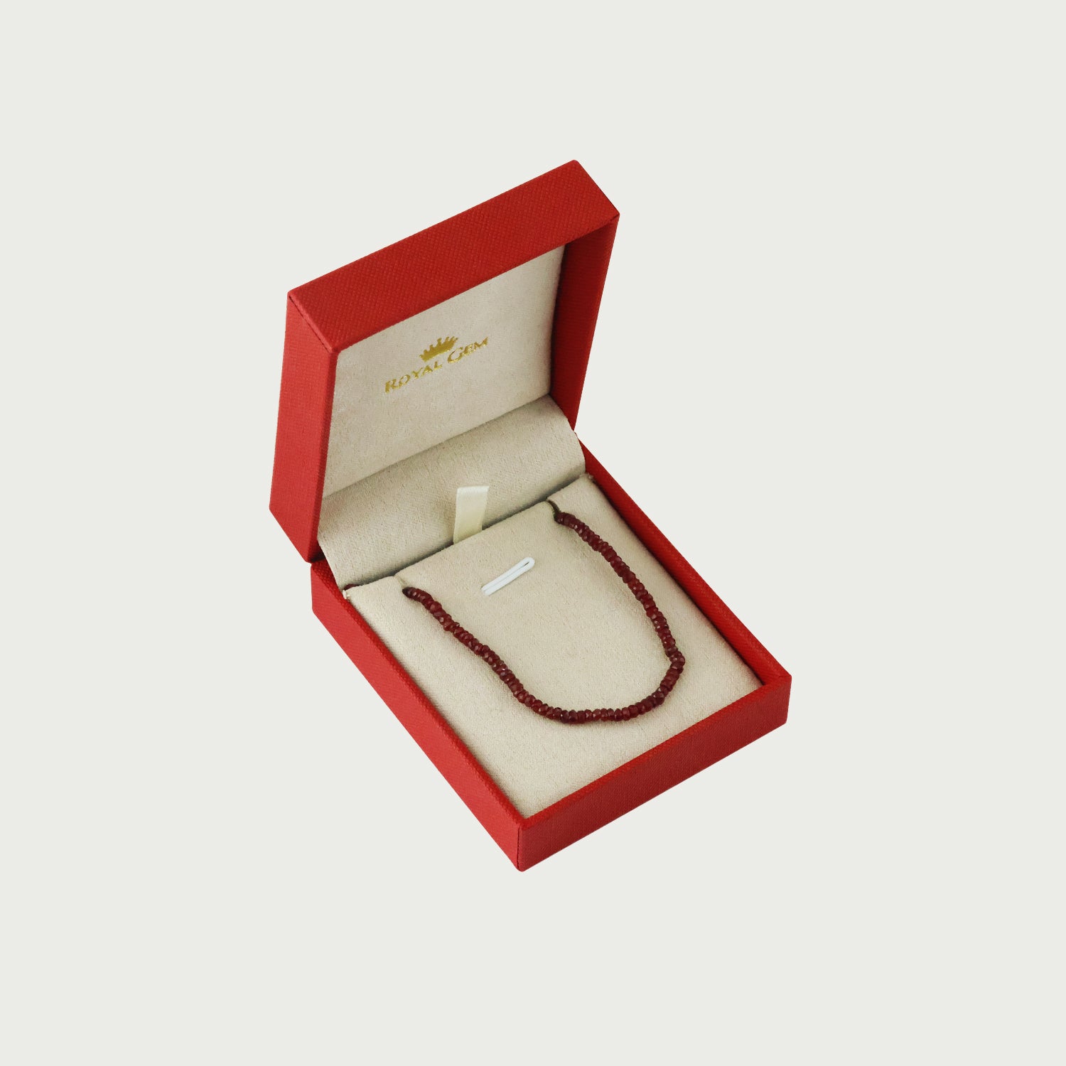 Ruby Harmony Beaded Necklace