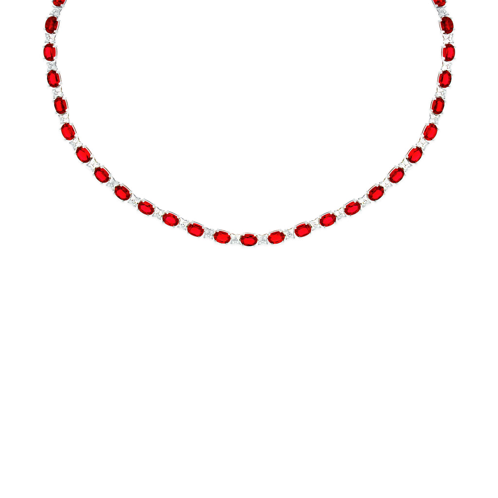 Resplendent Rubies Necklace