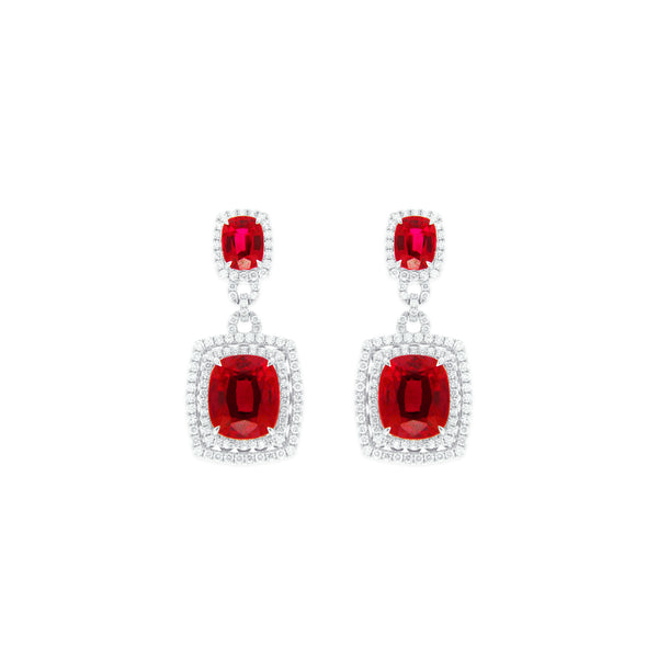 Resplendent Rubies Drop Earrings