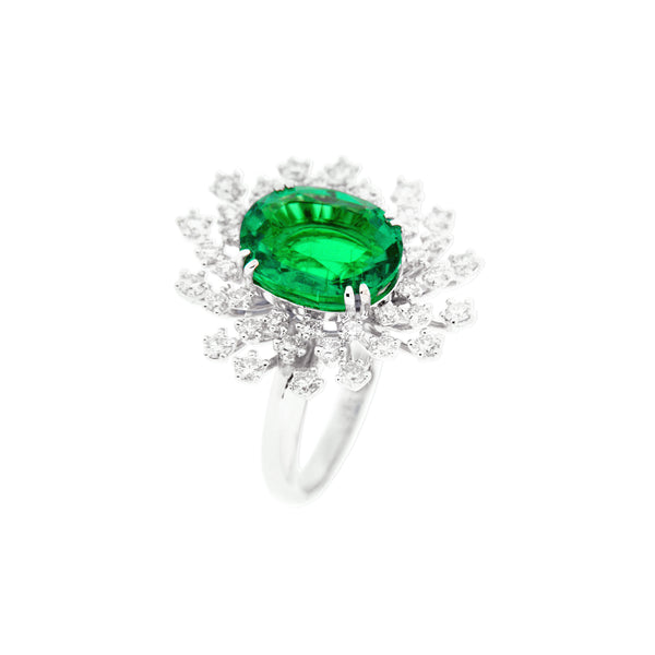 Splendor of Emeralds Ring