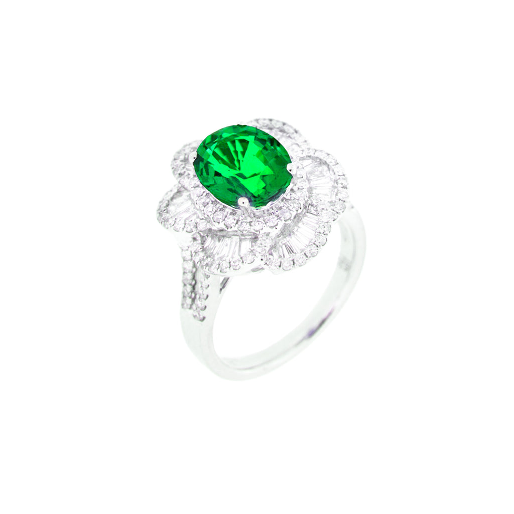 Splendor of Emeralds Ring