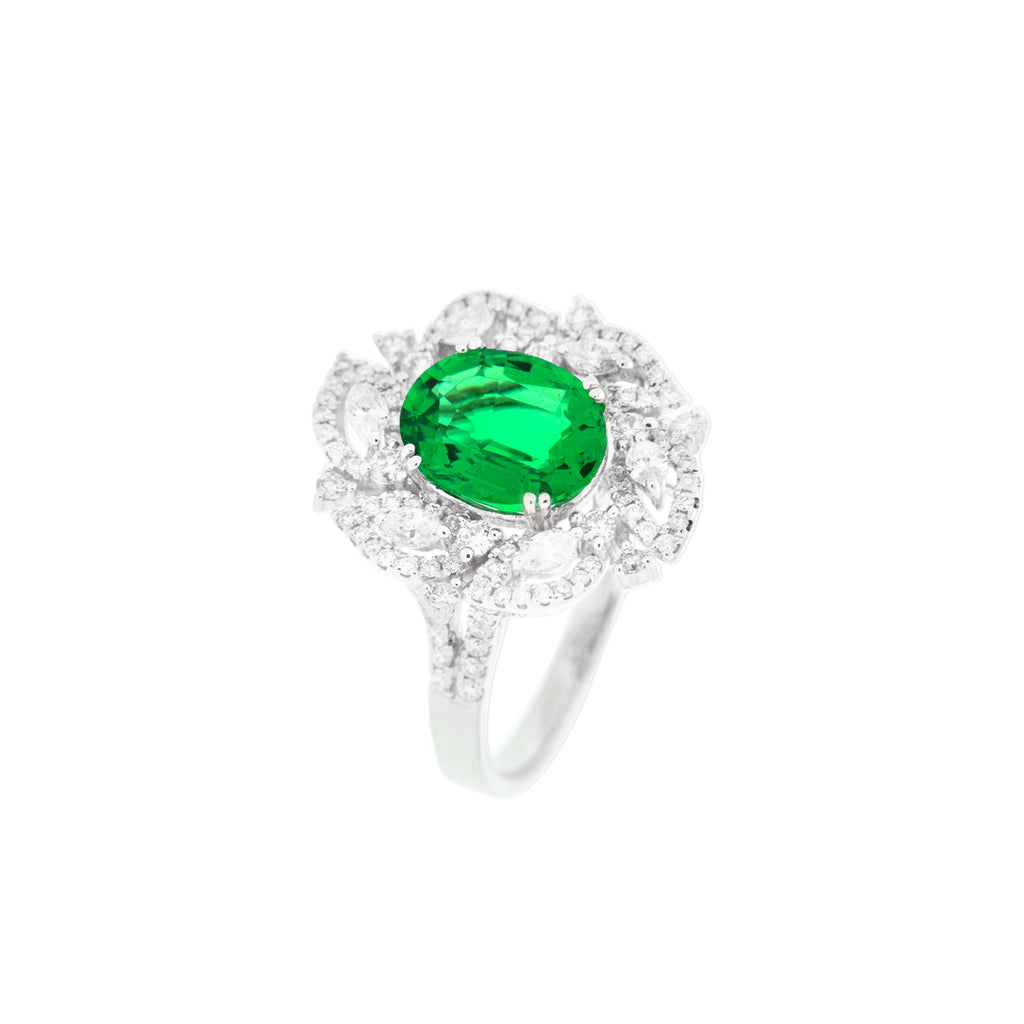 Splendor of Emeralds Ring