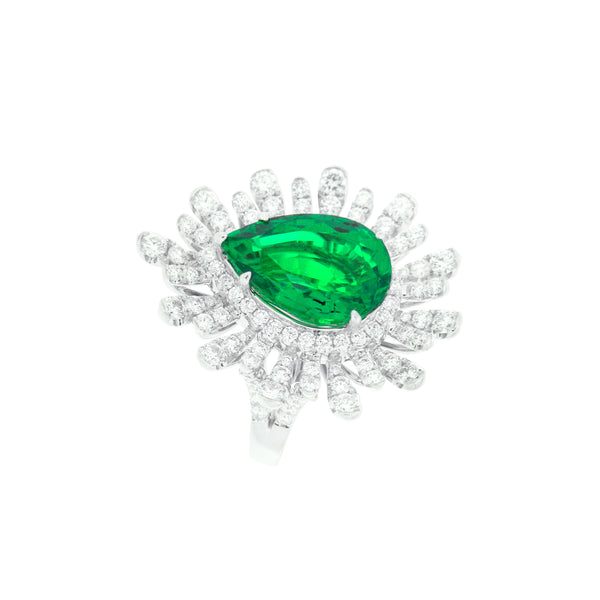 Splendor of Emeralds Ring