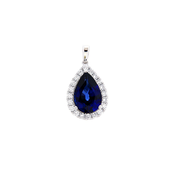 Azure Sapphire Pendant