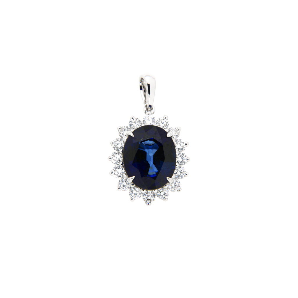 Azure Sapphire Pendant