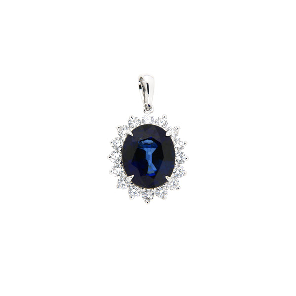 Azure Sapphire Pendant