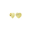 Golden Love Stud Earrings