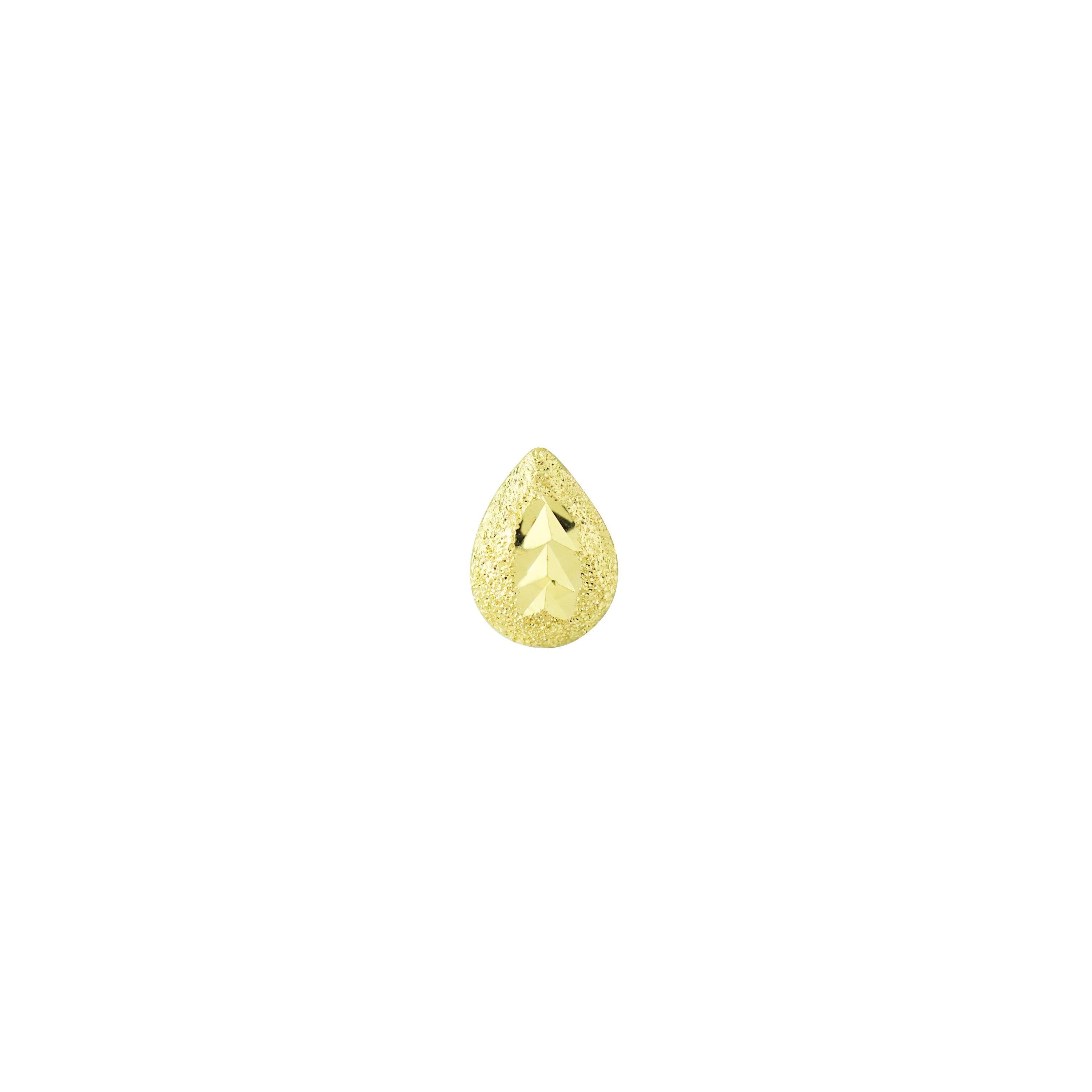 Fern Finesse Sleek Gold Stud Earrings