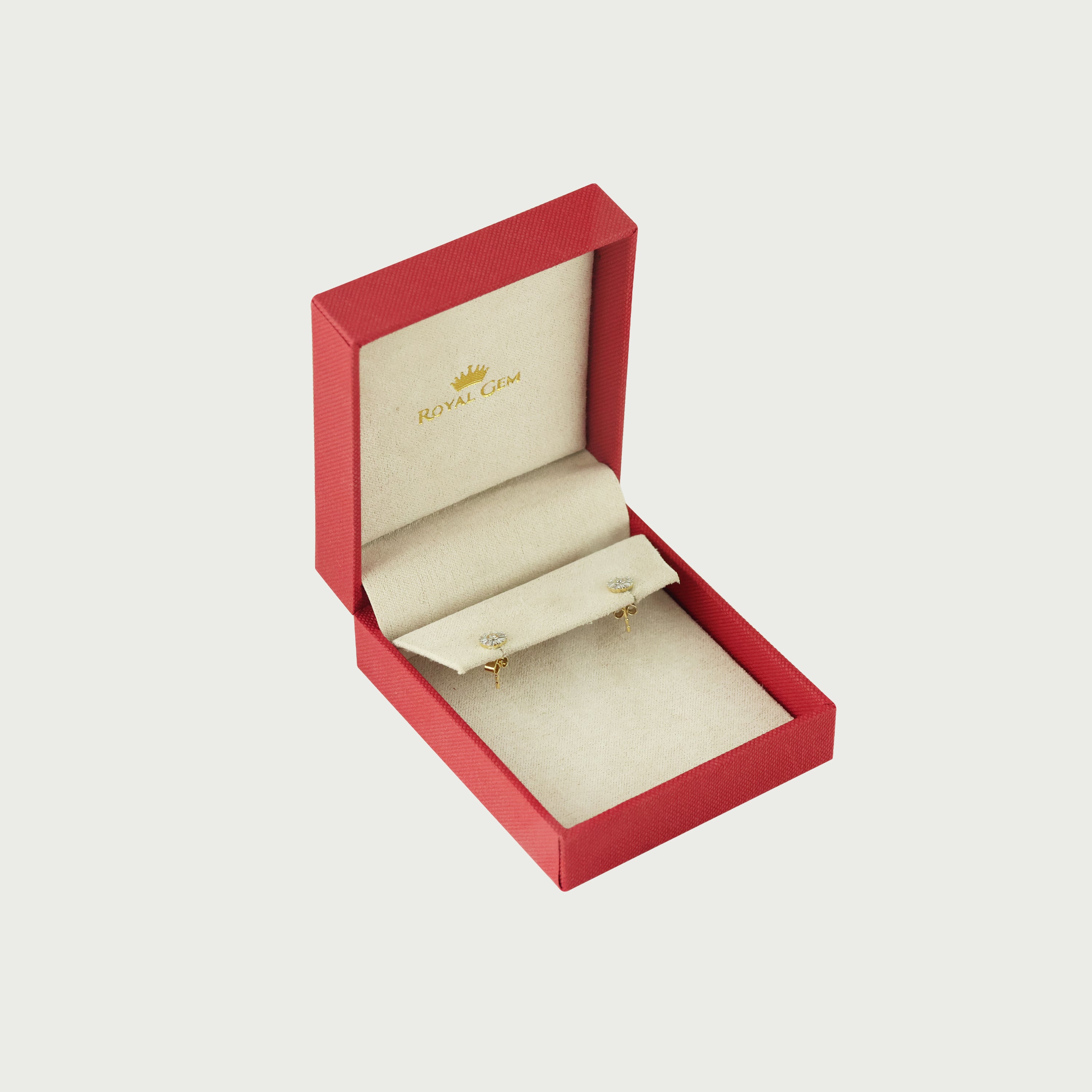 Petal Radiance Diamond Stud Earrings