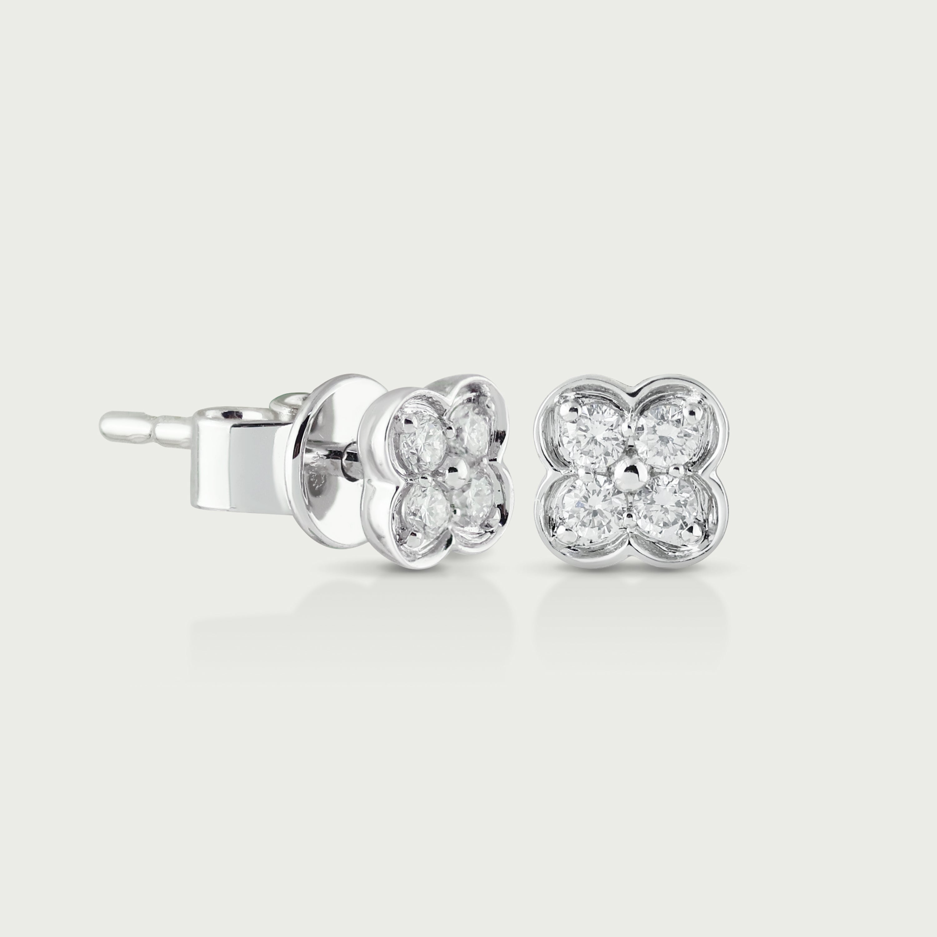 Flourish Diamond Stud Earrings