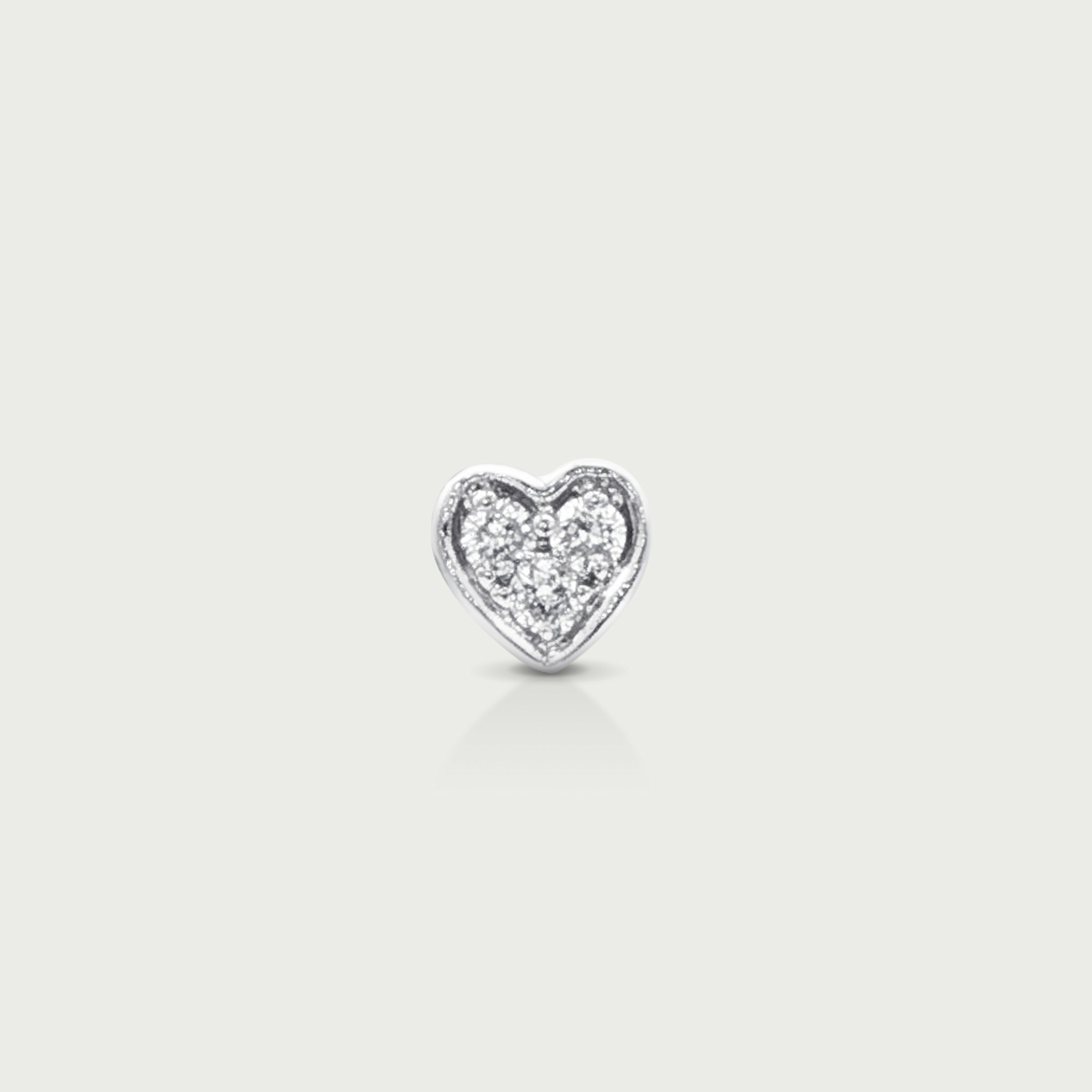Heart of the Day Diamond Stud Earrings
