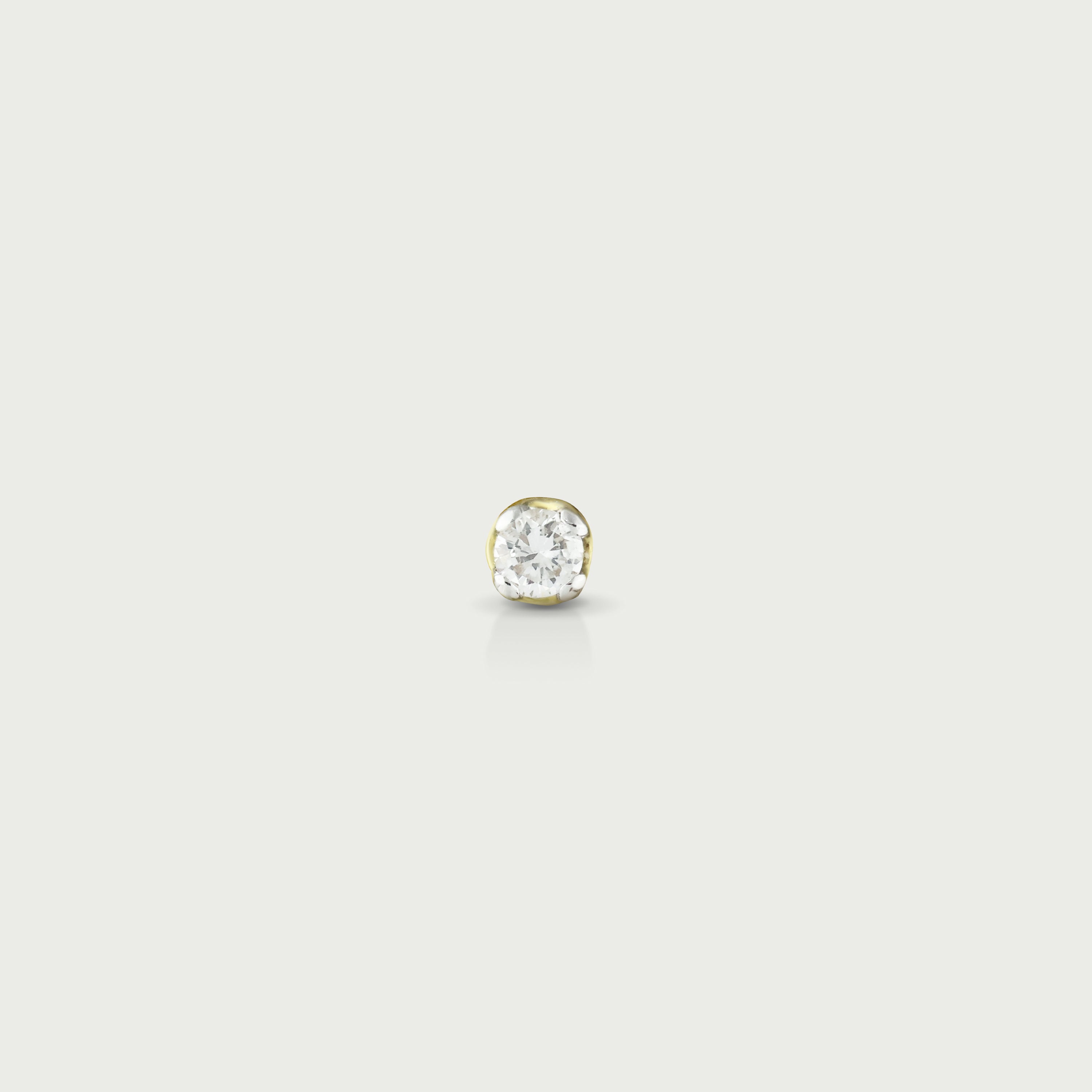 Clock In Diamond Stud Earrings