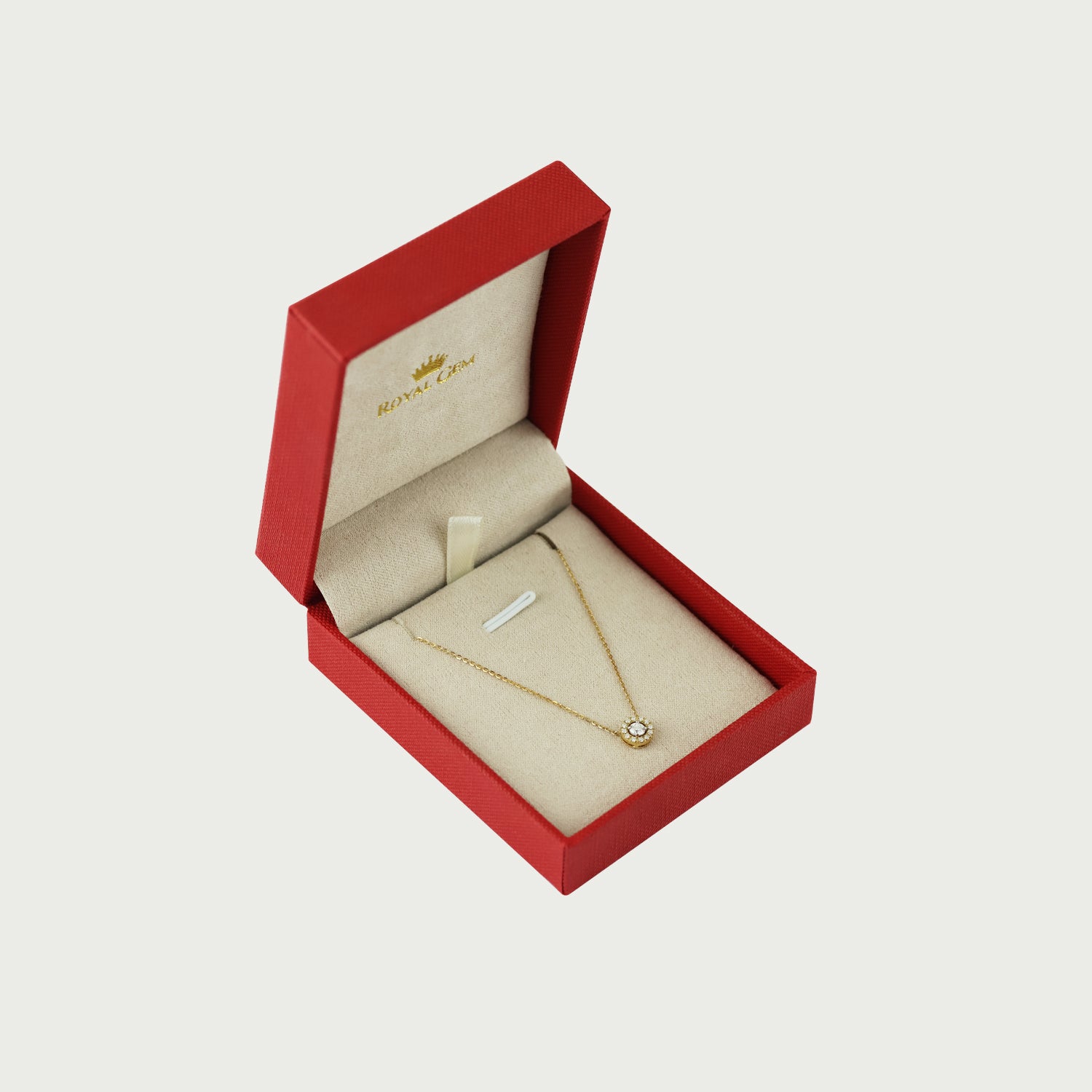 Spotlight Halo Diamond Necklace