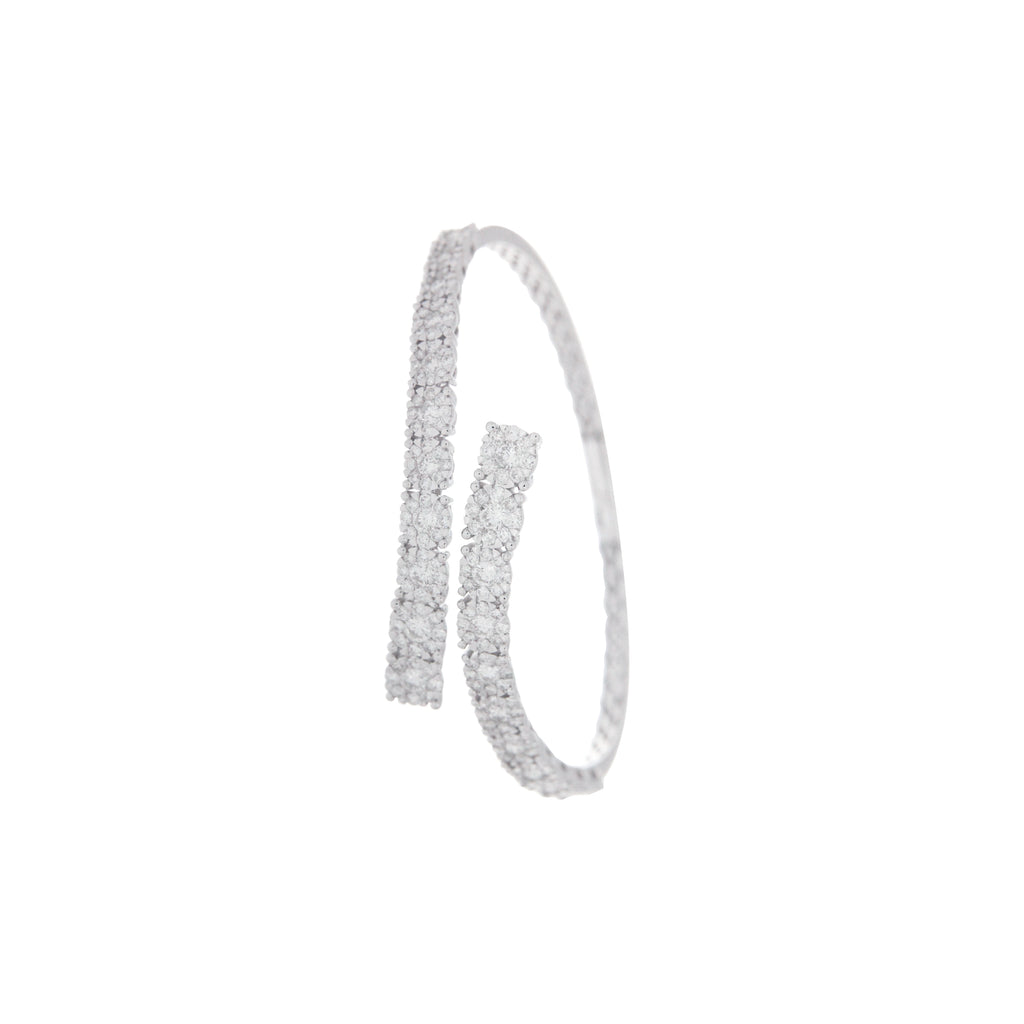 Diamond Solitaires Bangle