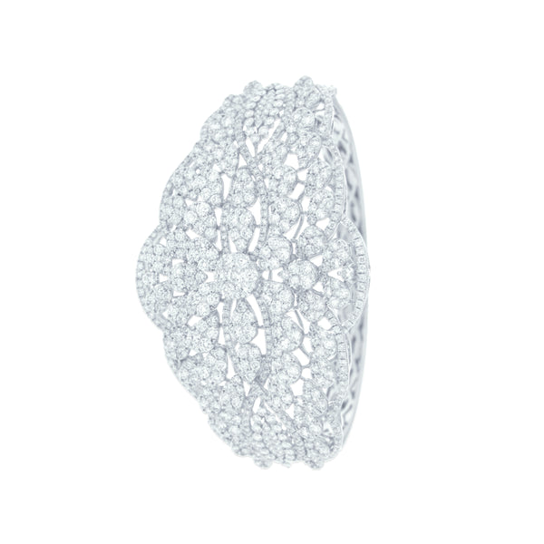 Diamond Solitaires Bangle