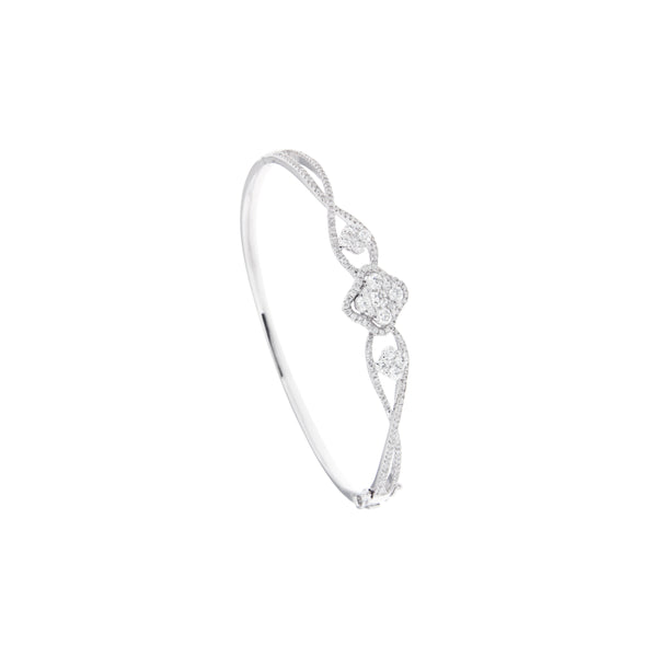 Diamond Solitaires Bangle