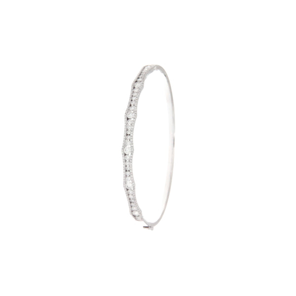 Diamond Solitaires Bangle