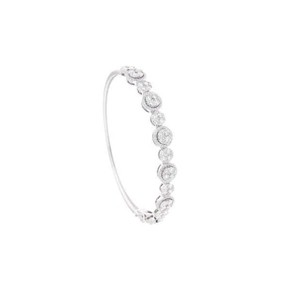 Diamond Solitaires Bangle