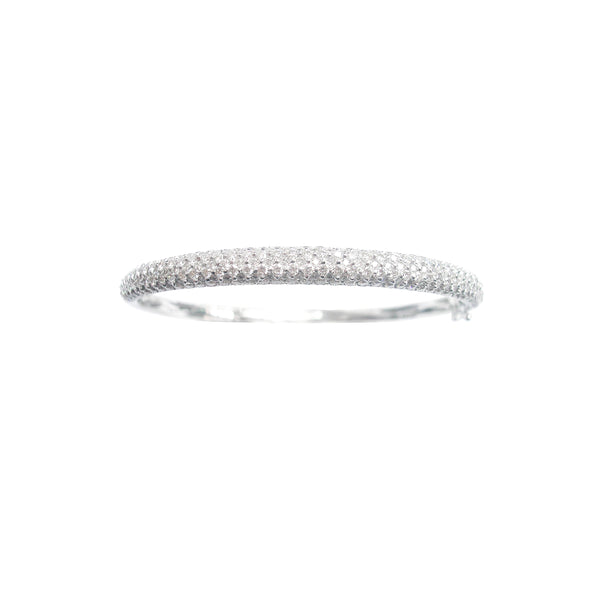 Diamond Solitaires Bangle