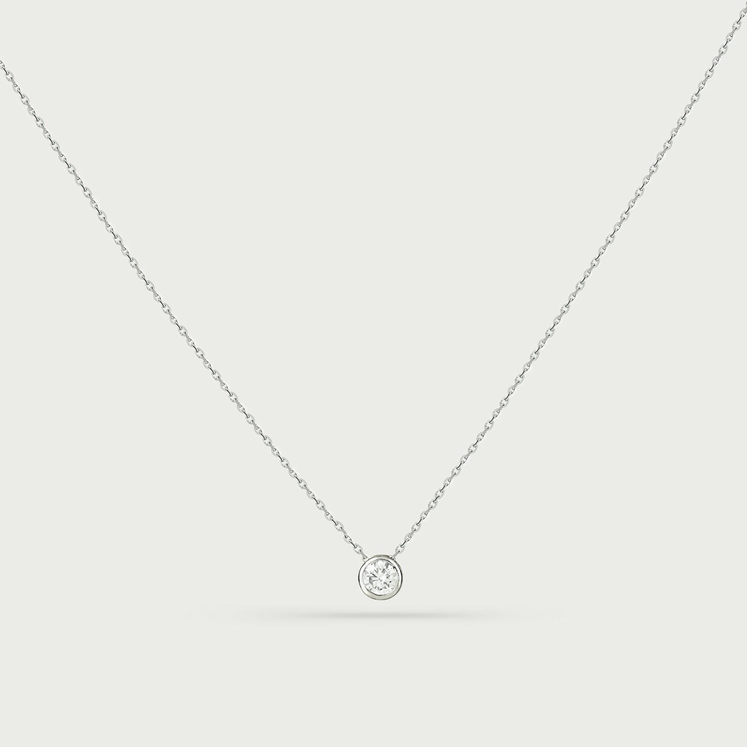 Circle Back Diamond Necklace