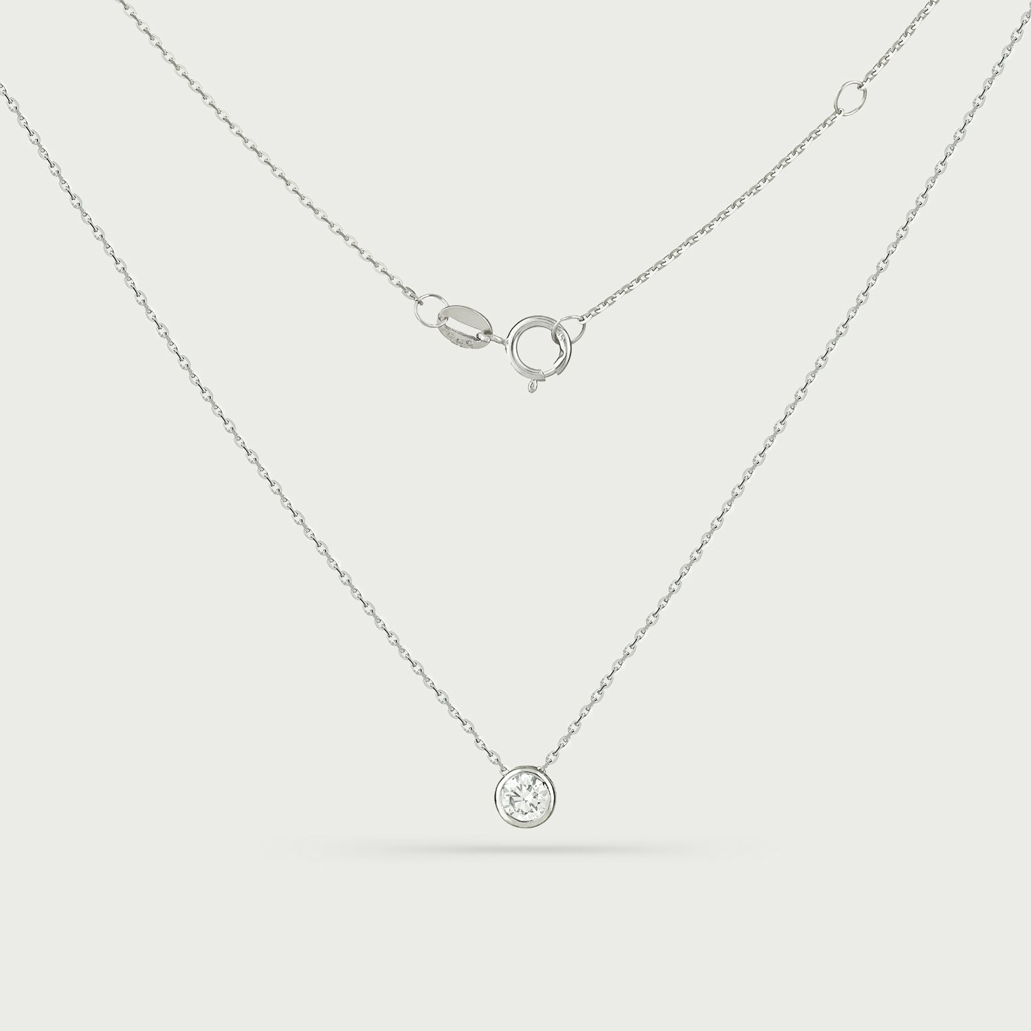 Circle Back Diamond Necklace