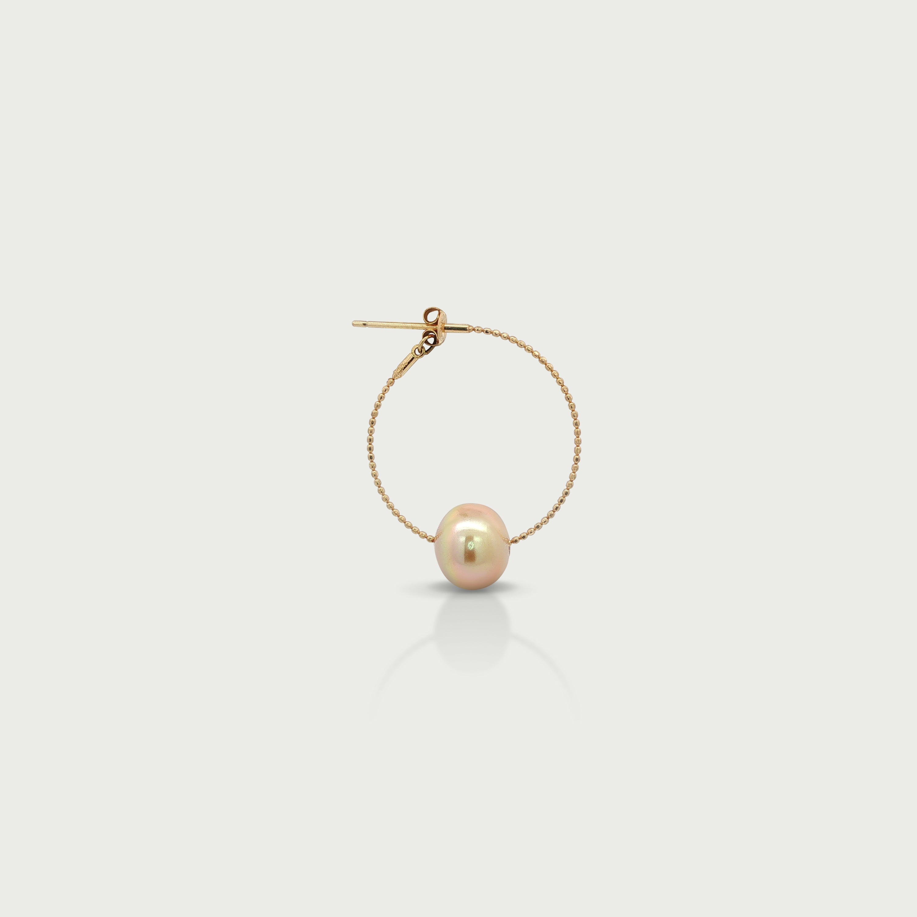 Golden Symphony Hoop Earrings