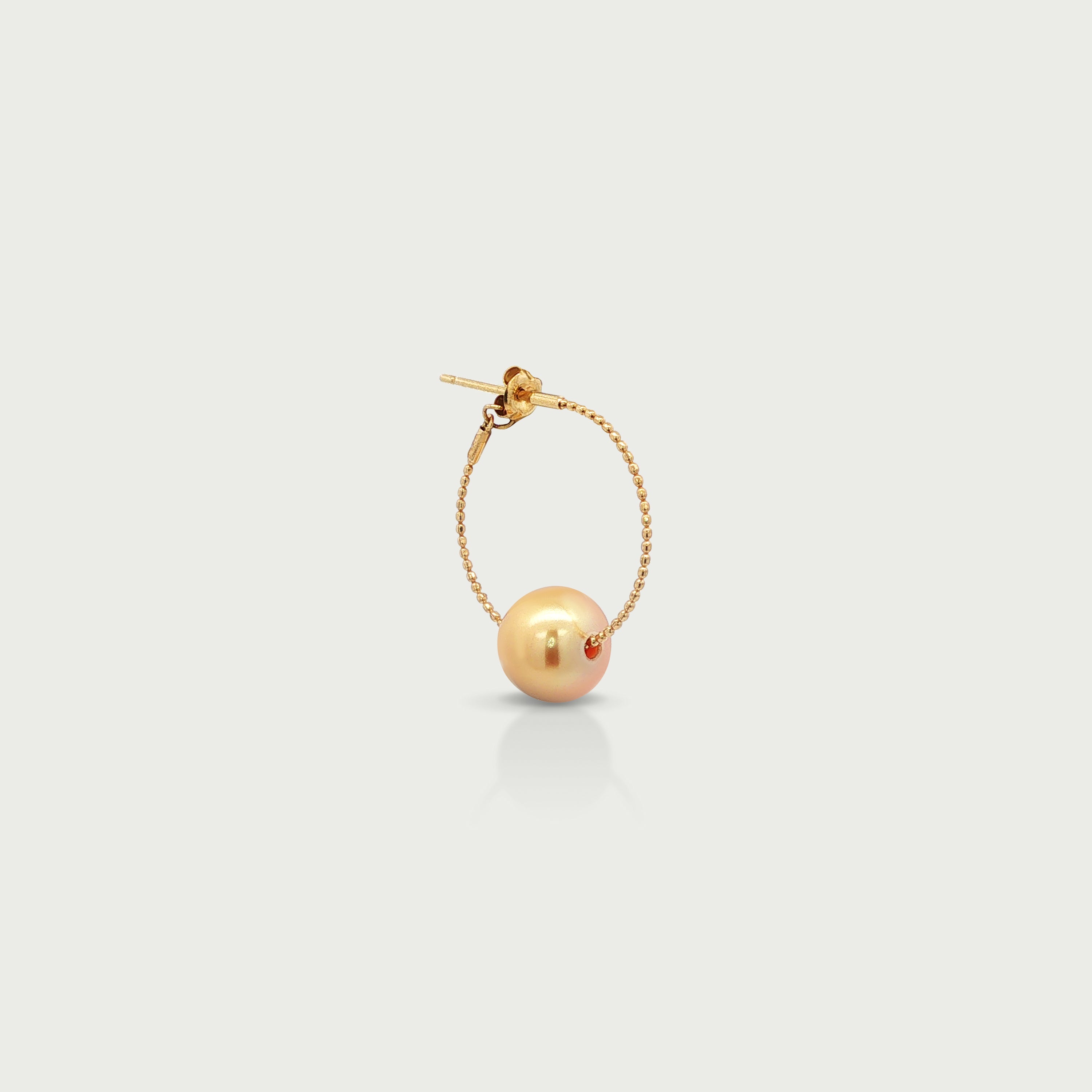 Golden Symphony Hoop Earrings