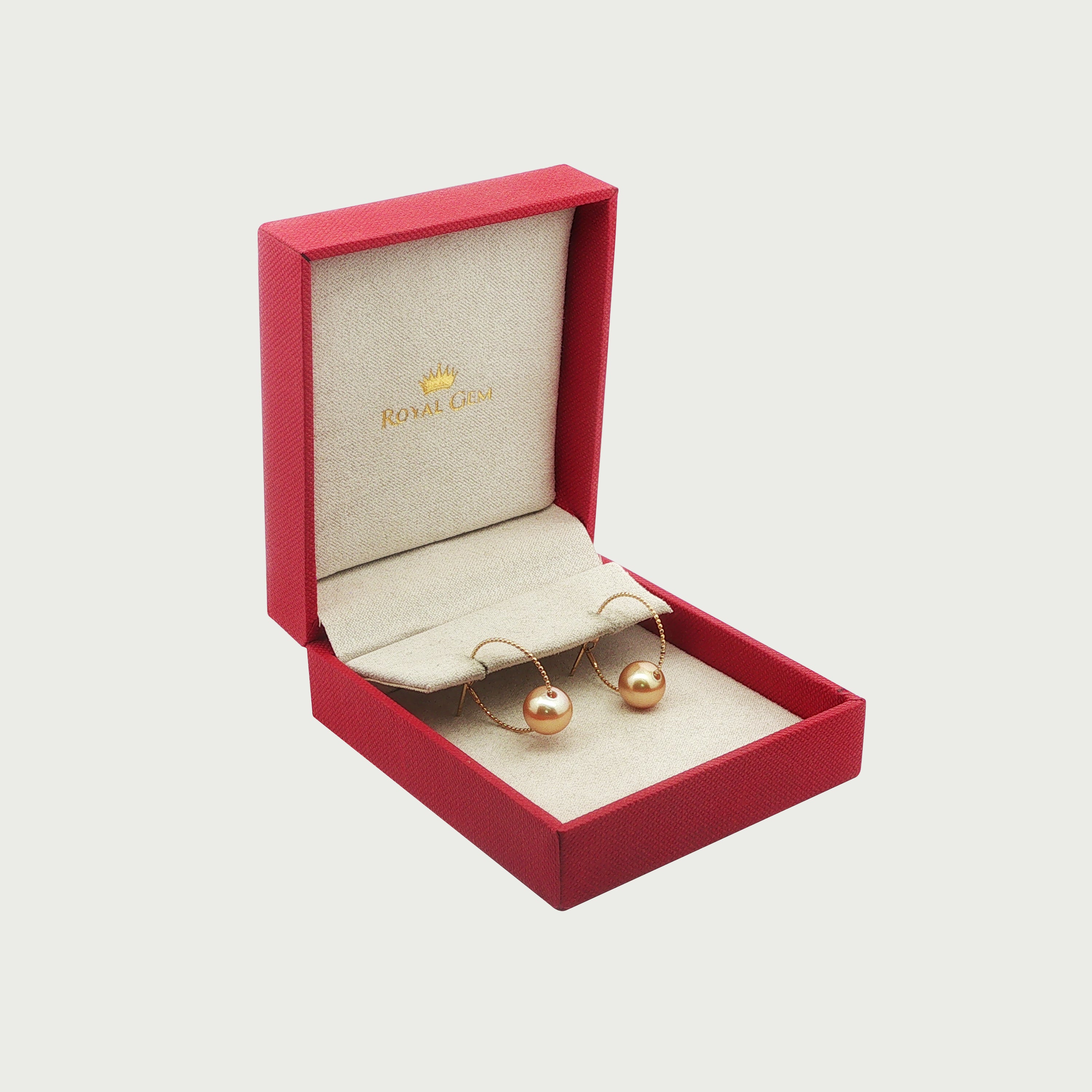 Golden Symphony Hoop Earrings