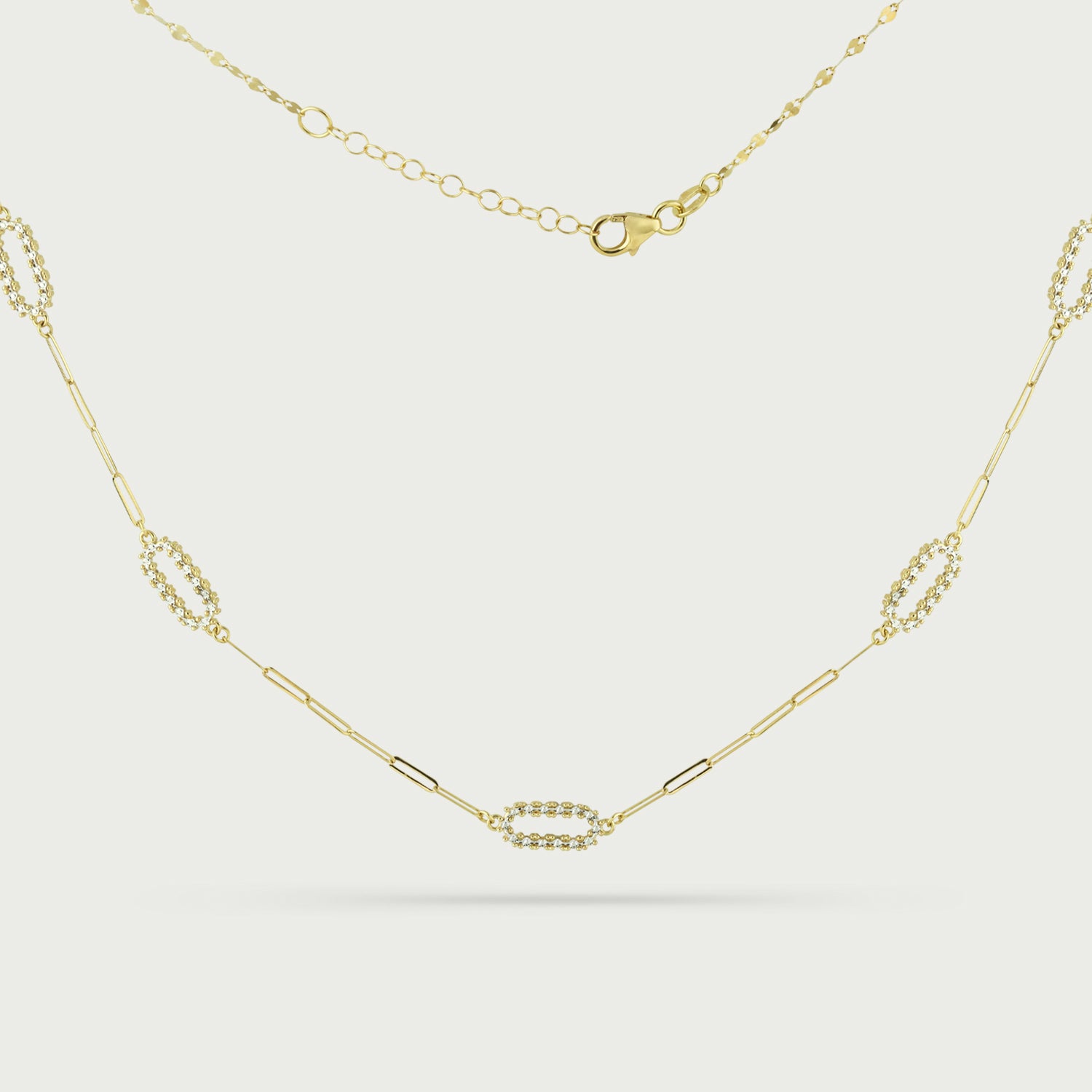 Linked Luxe Gold Necklace