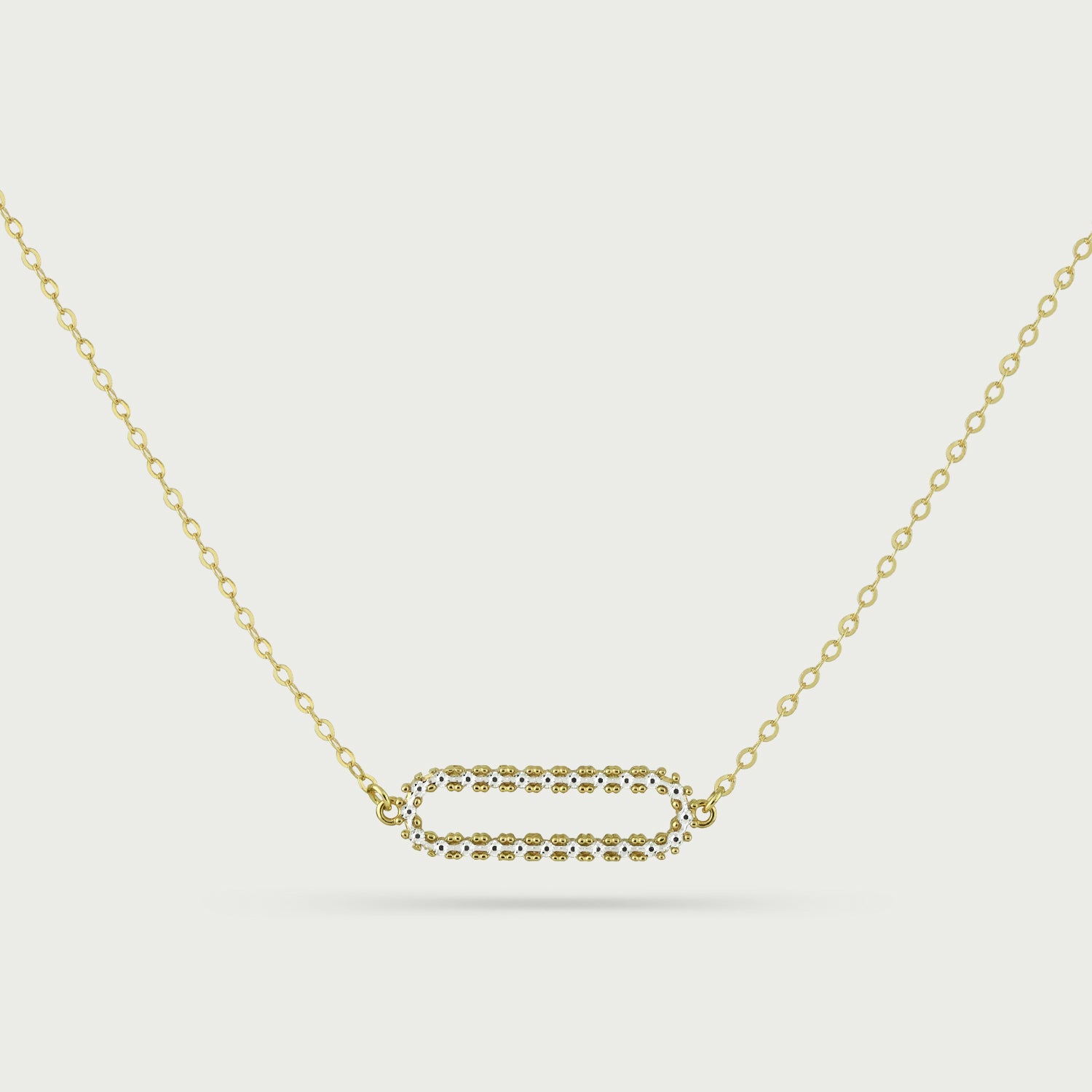 Refined Link Gold Necklace