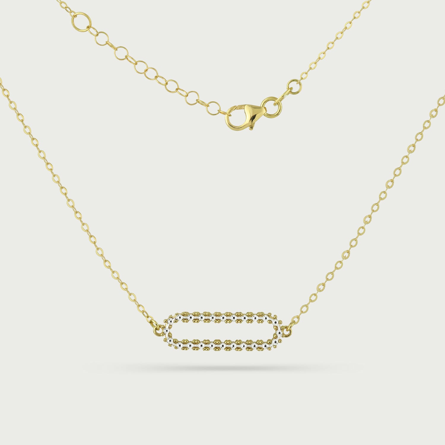 Refined Link Gold Necklace