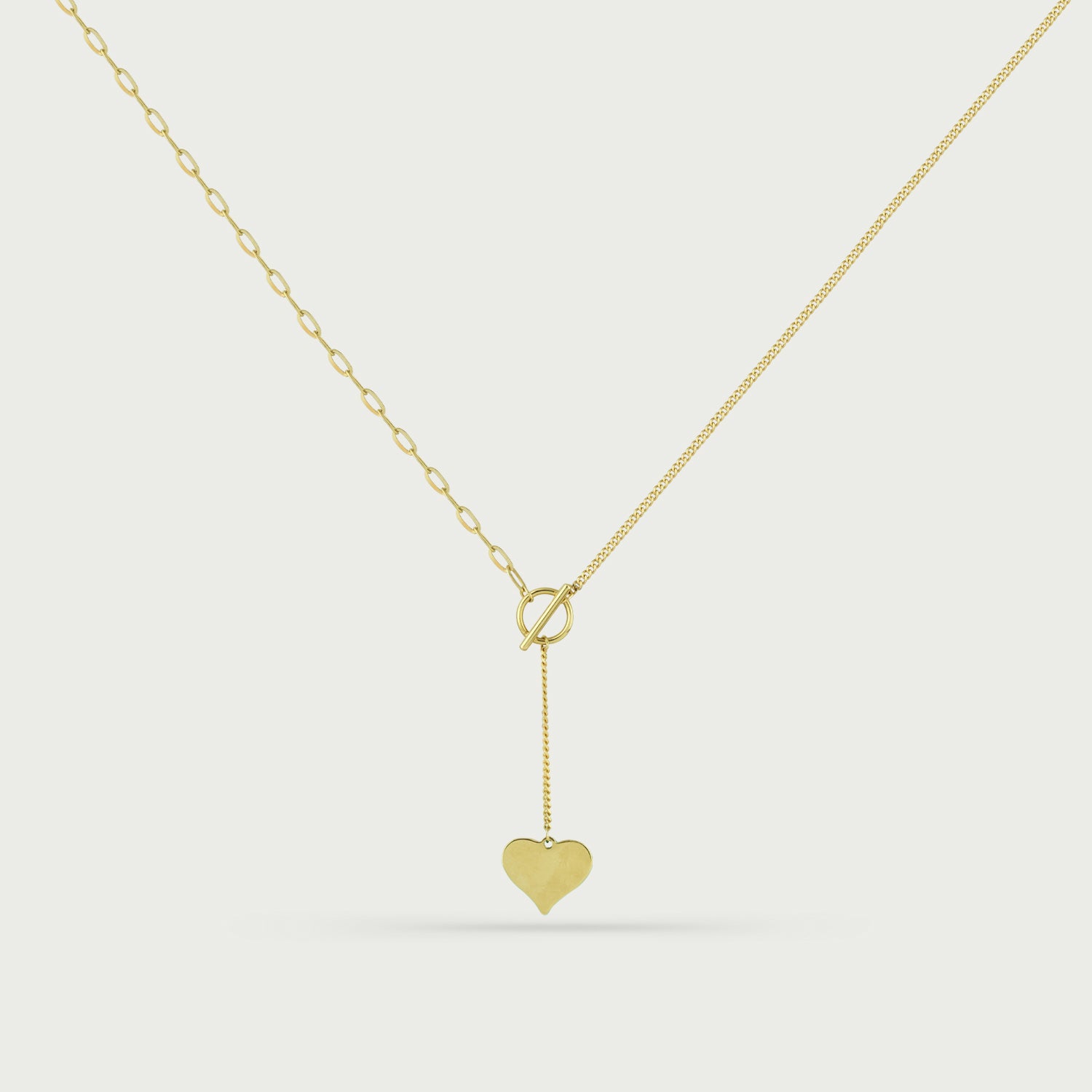 Heartline Gold Necklace