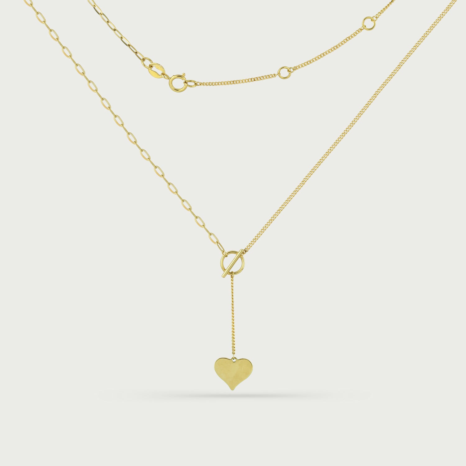 Heartline Gold Necklace