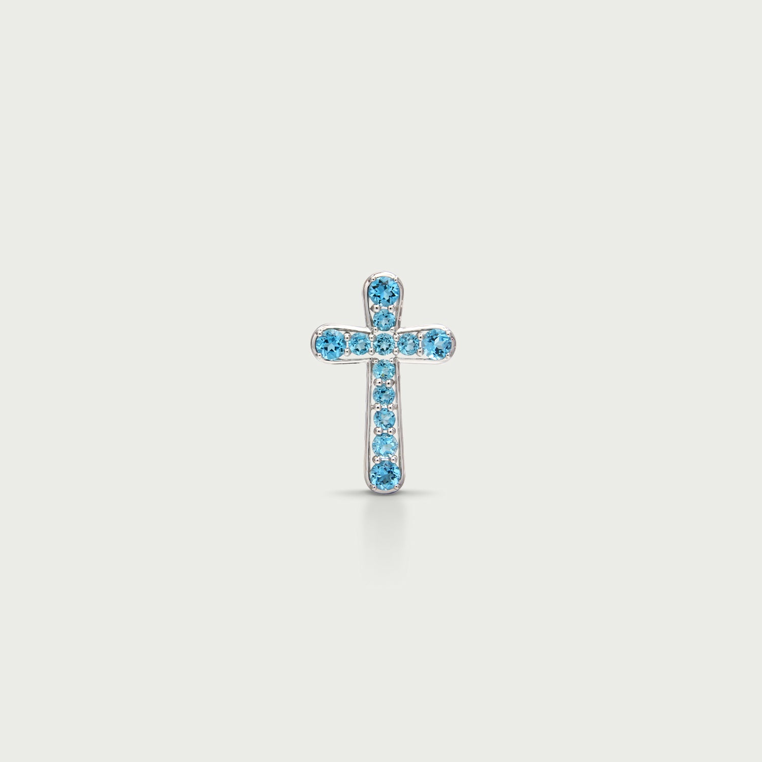 Everlasting Cross Gemstone Pendant