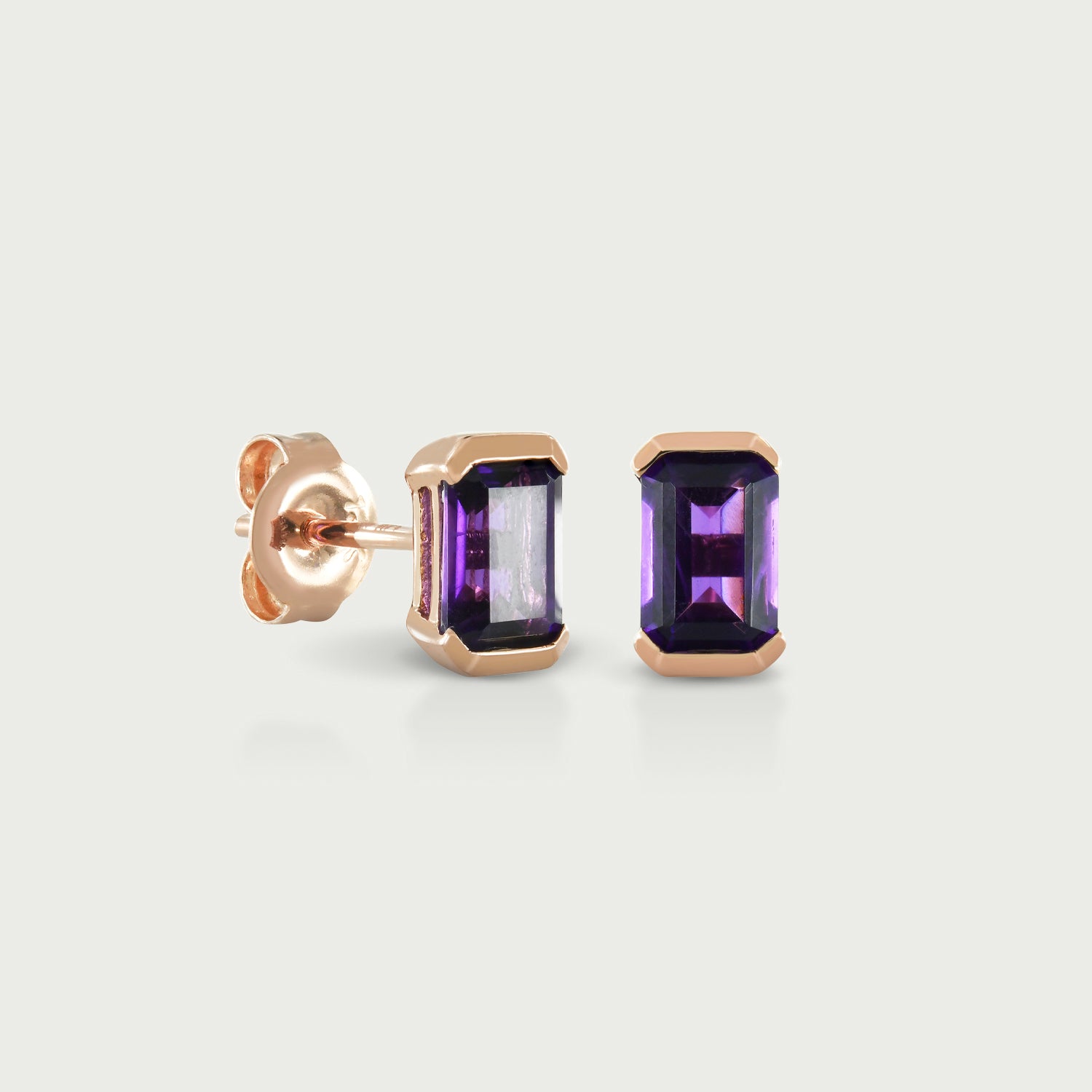 Dancing Light Gemstone Stud Earrings