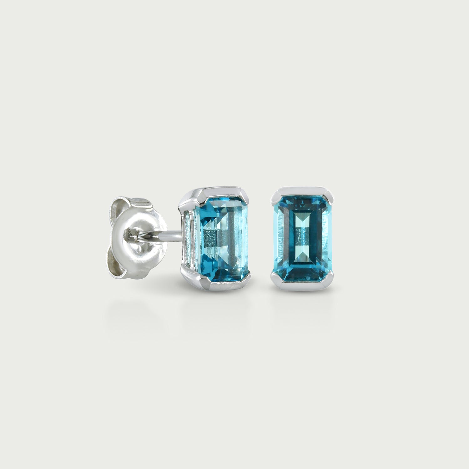 Dancing Light Gemstone Stud Earrings
