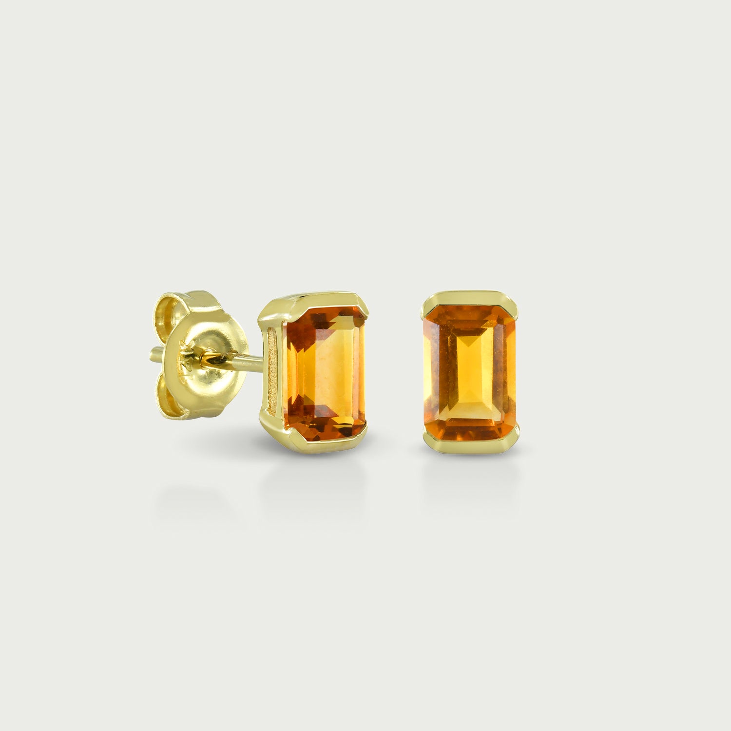 Dancing Light Gemstone Stud Earrings
