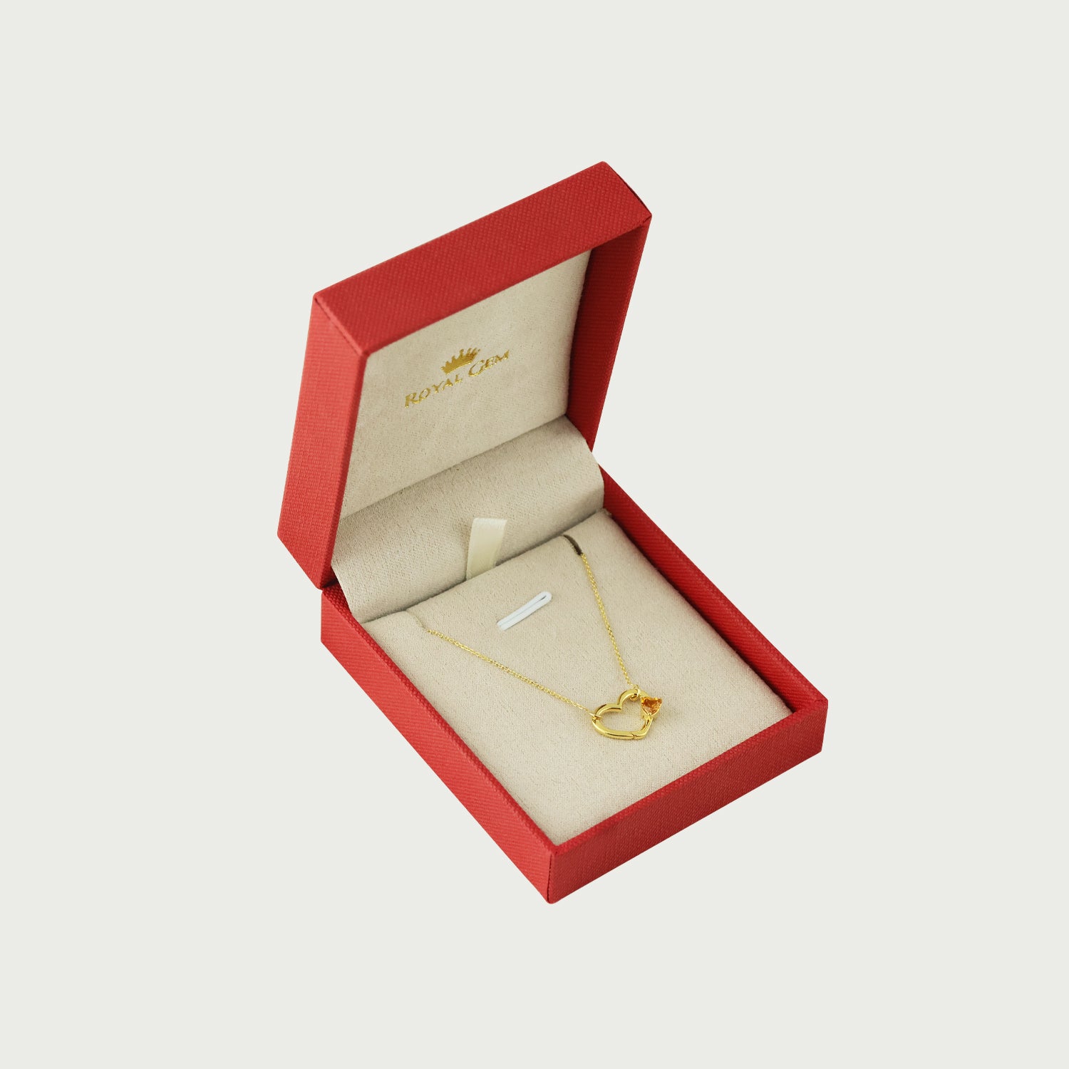 Heart & Spark Gemstone Necklace