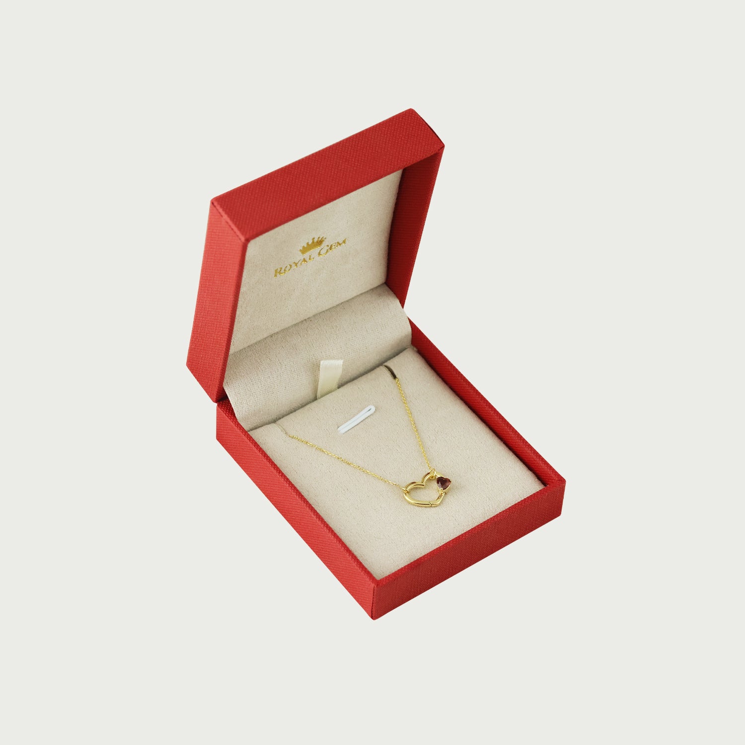 Heart & Spark Gemstone Necklace