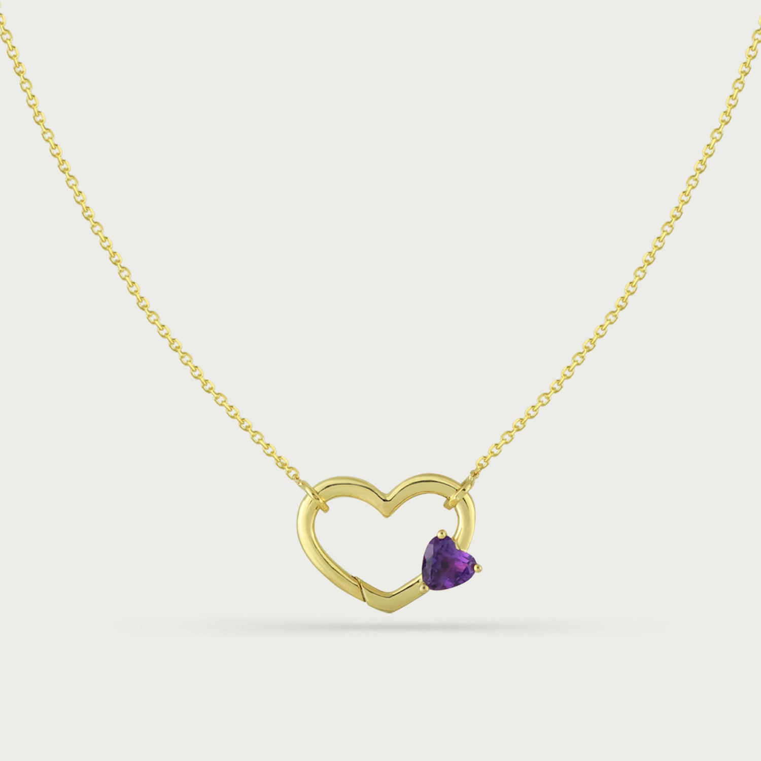 Heart & Spark Gemstone Necklace
