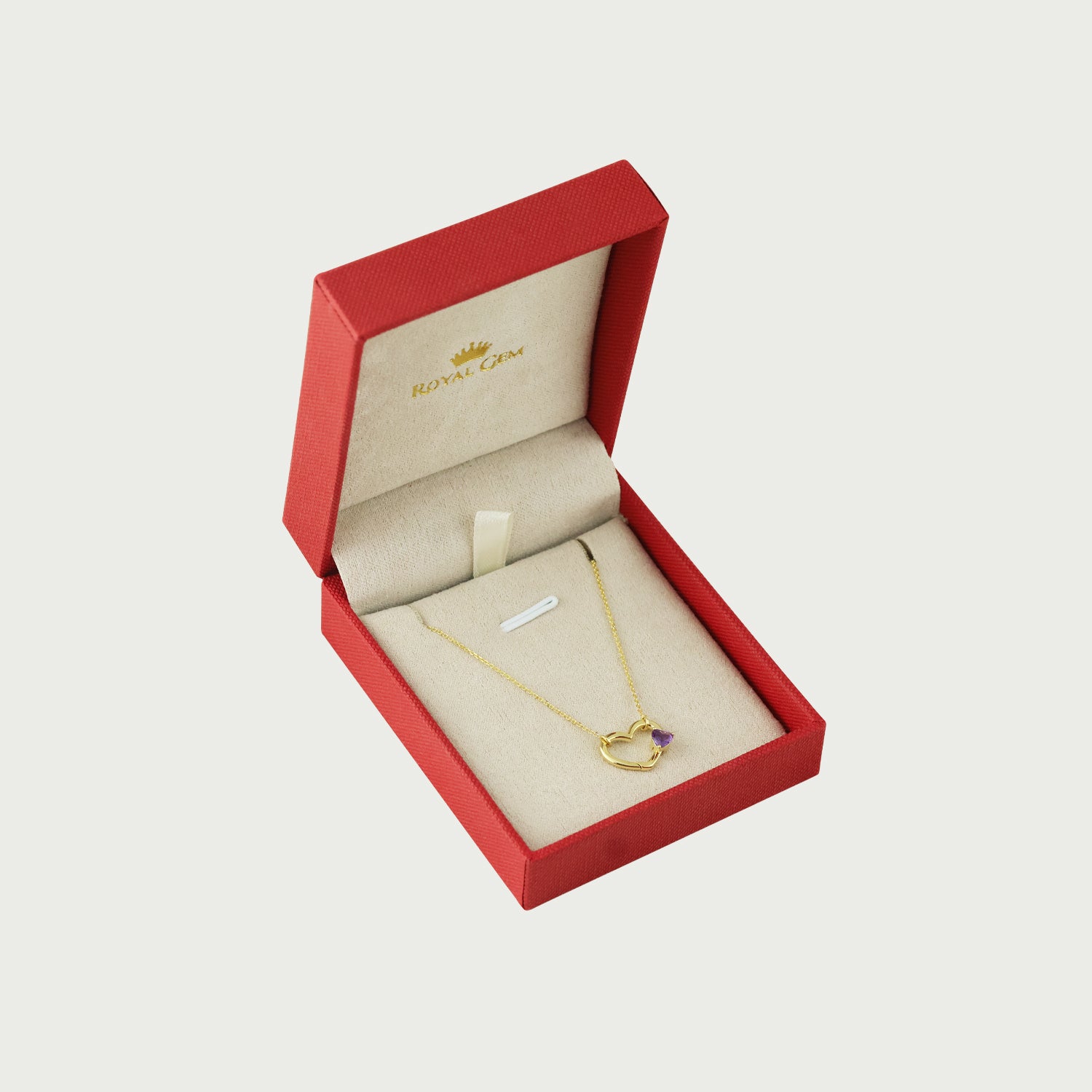 Heart & Spark Gemstone Necklace