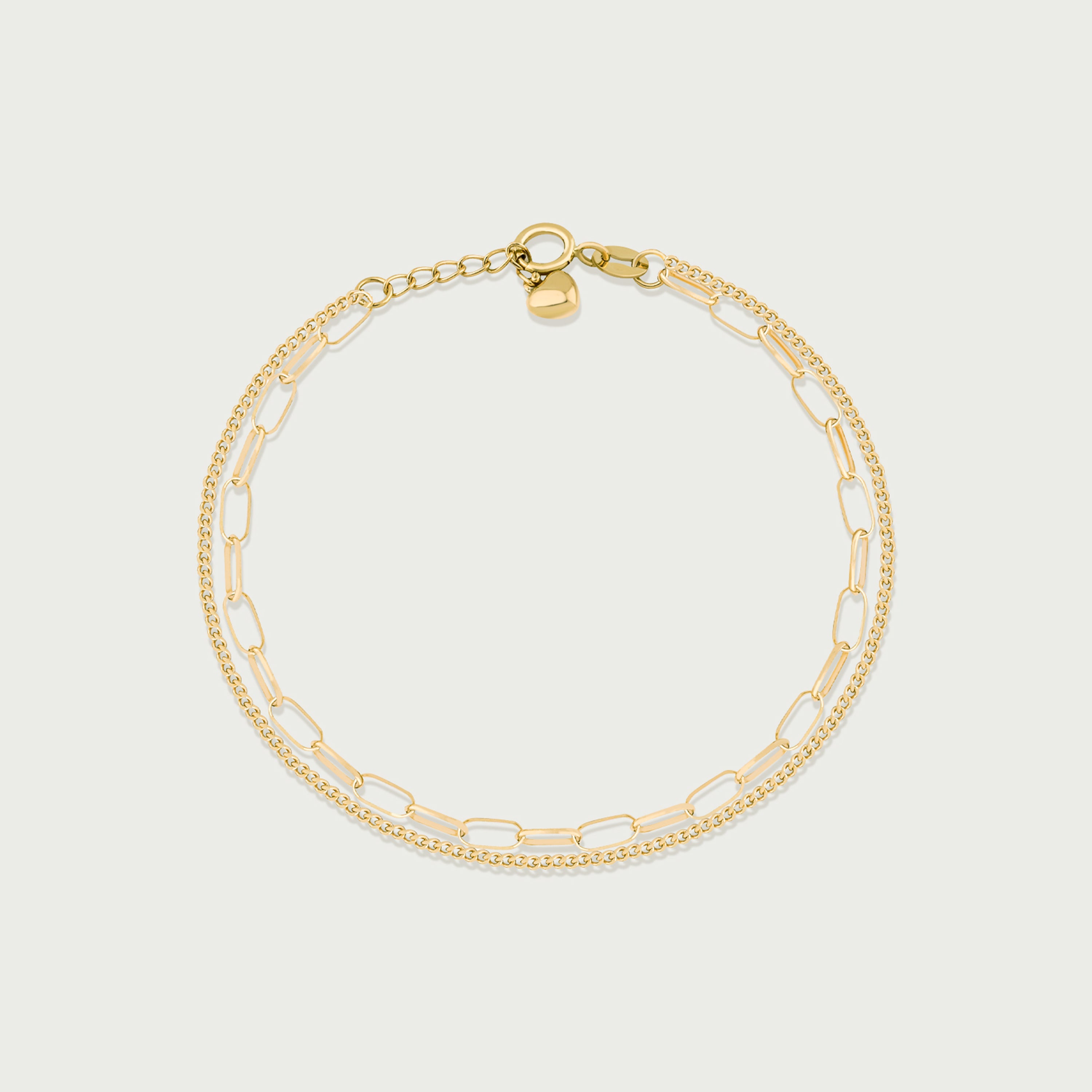 Golden Interlude Link Bracelet